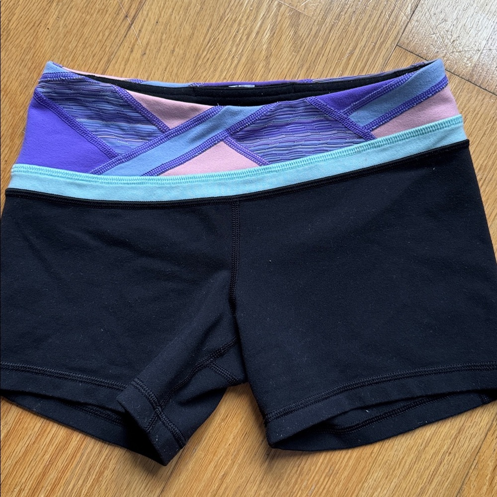 Ivivva reversible biker shorts 12 black - Picture 3 of 5